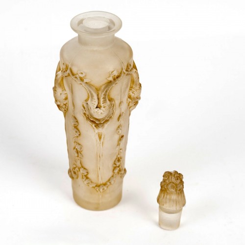 1920 René Lalique - Perfume Bottle Pan With Sepia Patina - 