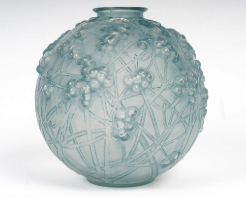 1924 René Lalique - Vase Druide - Verrerie, Cristallerie Style Art Déco