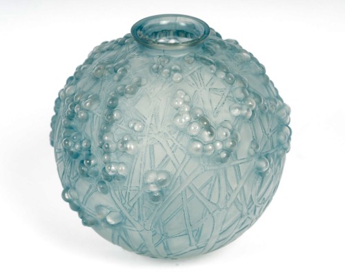 Verrerie, Cristallerie  - 1924 René Lalique - Vase Druide