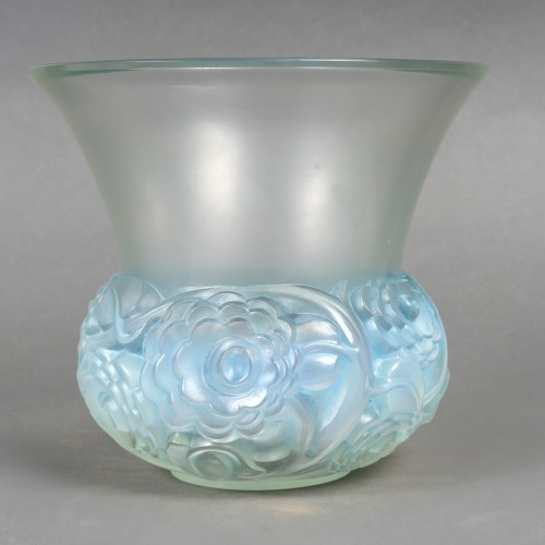 1930 René Lalique - Vase Renoncules - Verrerie, Cristallerie Style Art Déco