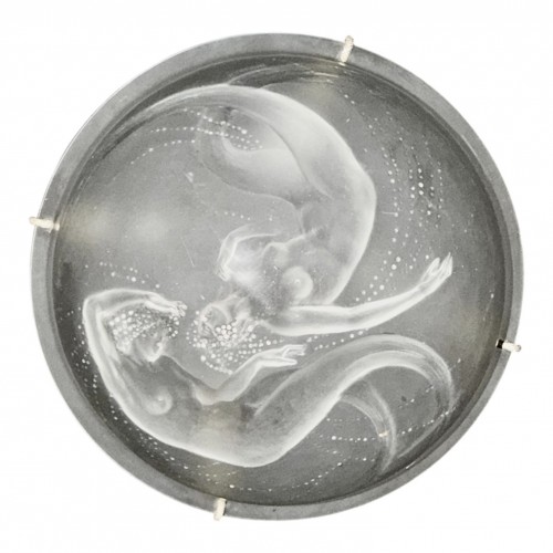 1921 René Lalique - Suspension Deux Sirènes - Art Déco