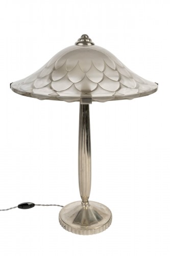 1927 René Lalique - Art Deco Lamp Verona