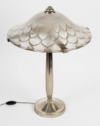 1927 René Lalique - Art Deco Lamp Verona - 