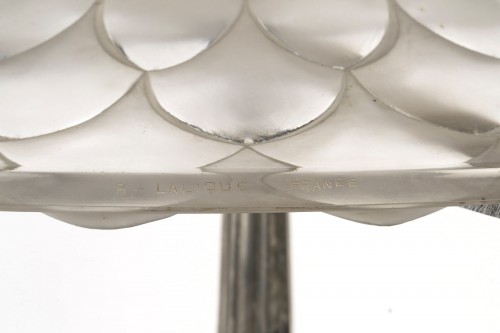 Antiquités - 1927 René Lalique - Art Deco Lamp Verona