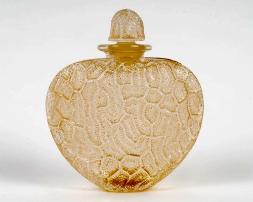 1921 René Lalique - Perfume Bottle Grigri for Volnay - Glass & Crystal Style Art Déco