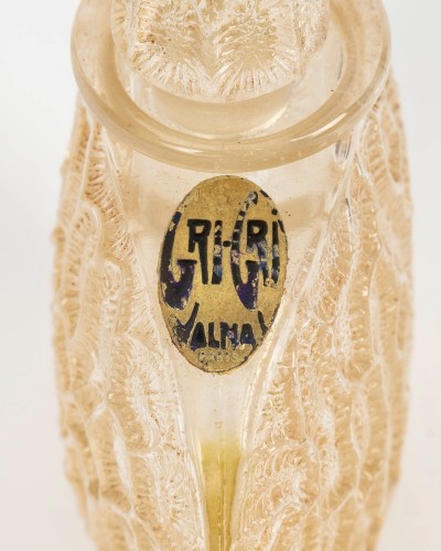 1921 René Lalique - Perfume Bottle Grigri for Volnay - Art Déco