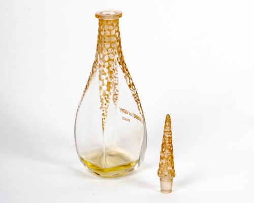 1919 René Lalique - Perfume Bottle l'Ambre For Vign - 