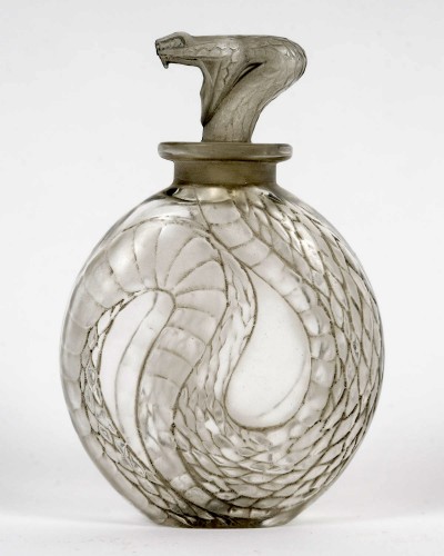 1920 René Lalique - Perfume Bottle Serpent Snake - Glass & Crystal Style Art Déco