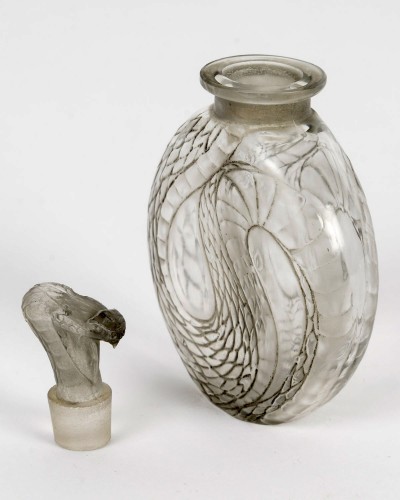 20th century - 1920 René Lalique - Perfume Bottle Serpent Snake