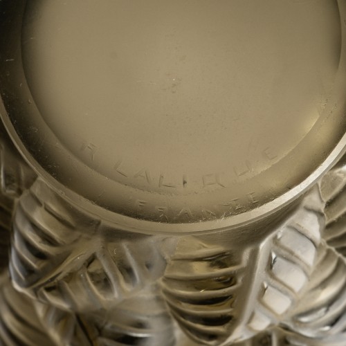 1927 René Lalique - Vase Moissac  - Art Déco