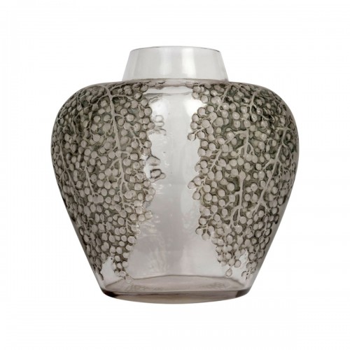 1921 René Lalique - Vase Poivre Verre Bl