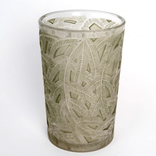 1923 René Lalique - Vase Epicéa - Verrerie, Cristallerie Style Art Déco