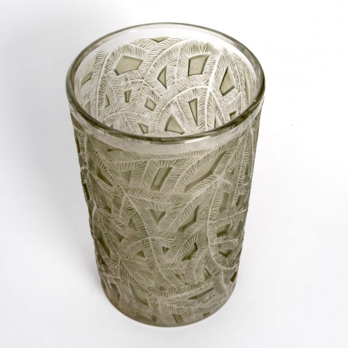 Verrerie, Cristallerie  - 1923 René Lalique - Vase Epicéa
