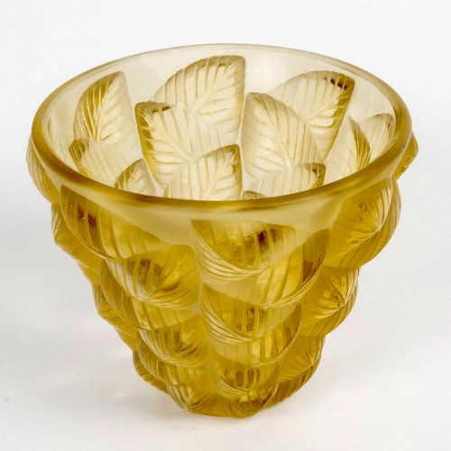 Verrerie, Cristallerie  - 1927 René Lalique - Vase Moissac