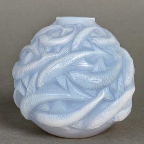 1927 René Lalique - Vase Oléron - Verrerie, Cristallerie Style Art Déco