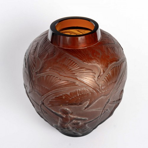 Verrerie, Cristallerie  - 1921 René Lalique - Vase Archers