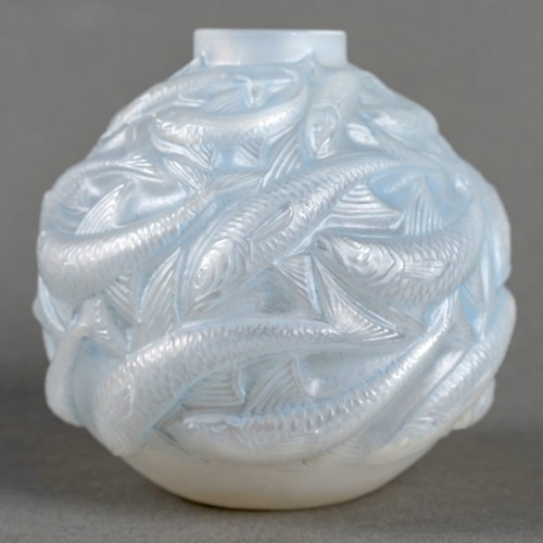 1927 René Lalique - Vase Oléron - Verrerie, Cristallerie Style Art Déco