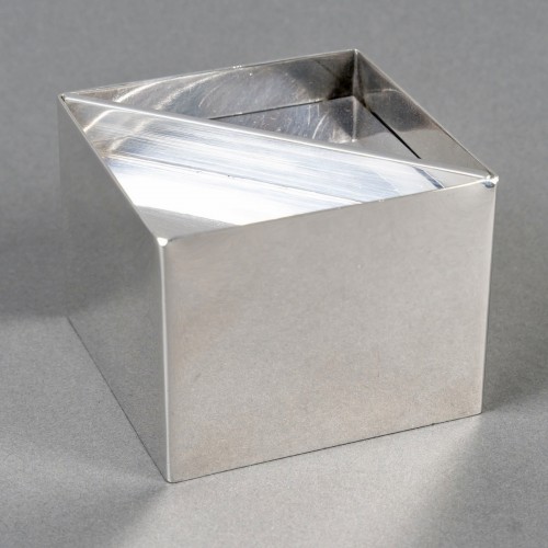 Antiquités - Christofle - Art Deco Modernist Tea Coffee Set Geometrie Plated Silver