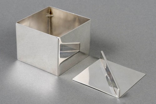 Antiquités - Christofle - Art Deco Modernist Tea Coffee Set Geometrie Plated Silver
