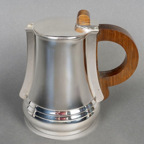 silverware & tableware  - 1930 Jean E. Puiforcat - Art Deco Modernist Tea Coffee Set Sterling Silver 