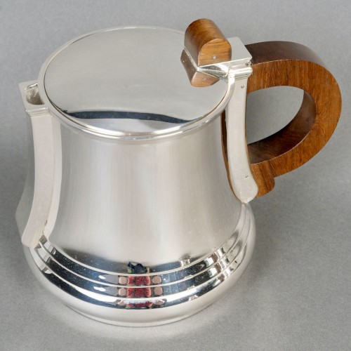 1930 Jean E. Puiforcat - Art Deco Modernist Tea Coffee Set Sterling Silver  - Art Déco