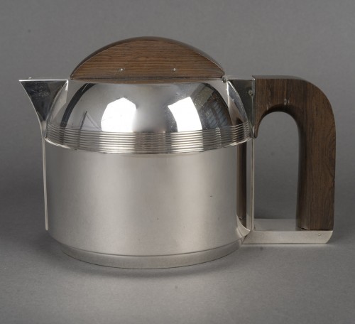 Jean E. Puiforcat - Art Deco Modernist Solid Silver Tea And Coffee Set - 