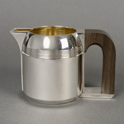 Antiquités - Jean E. Puiforcat - Art Deco Modernist Solid Silver Tea And Coffee Set