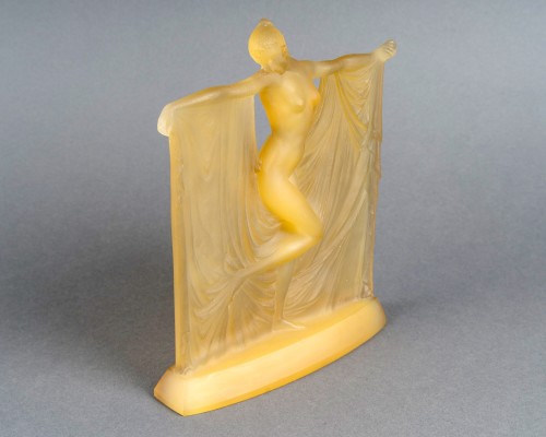 1925 René Lalique - Statuette Suzanne - Verrerie, Cristallerie Style Art Déco