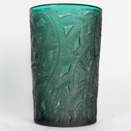 1923 René Lalique - Vase Epicéa - Verrerie, Cristallerie Style Art Déco