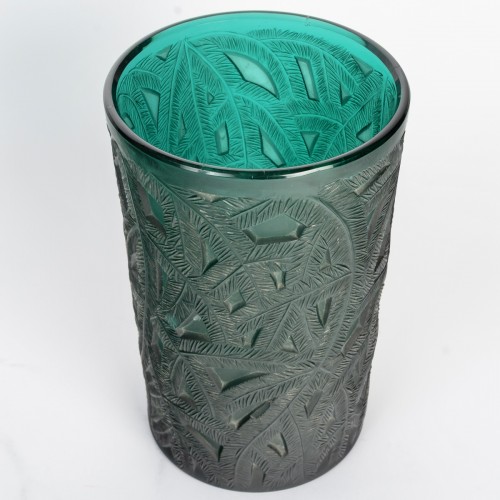 Verrerie, Cristallerie  - 1923 René Lalique - Vase Epicéa