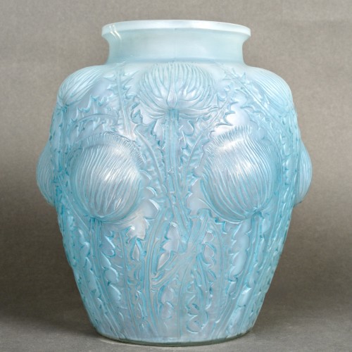 1926 René Lalique - Vase Domrémy - Verrerie, Cristallerie Style Art Déco