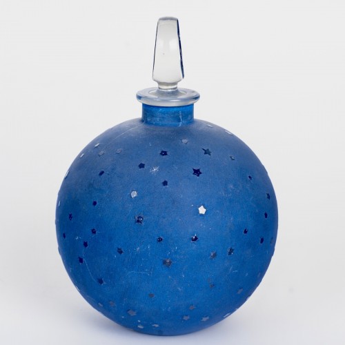 1924 René Lalique - Flacon Dans La Nuit Verre pour Worth - BG Arts