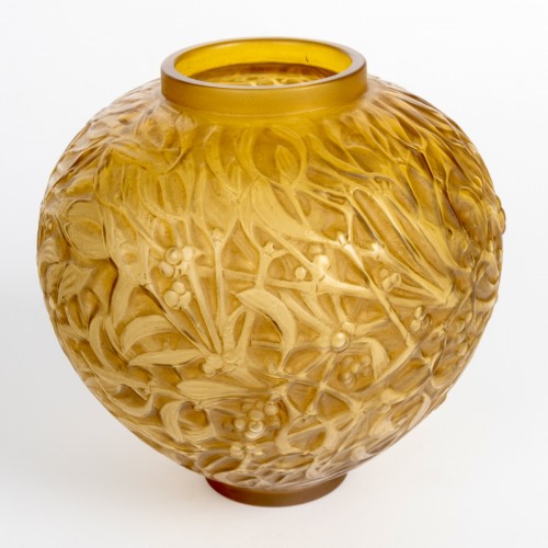 1920 René Lalique - Vase Gui - Verrerie, Cristallerie Style Art Déco