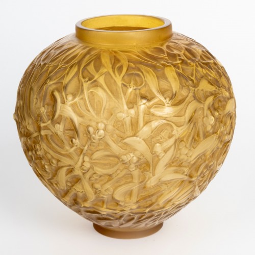 Verrerie, Cristallerie  - 1920 René Lalique - Vase Gui