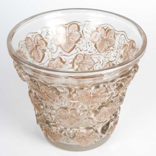 1938 René Lalique - Vase Seau à Champagne Reims - Verrerie, Cristallerie Style Art Déco
