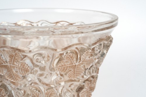 XXe siècle - 1938 René Lalique - Vase Seau à Champagne Reims