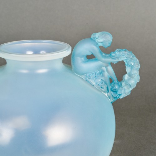 1926 René Lalique - Vase Bouchardon - Art Déco
