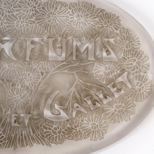 1912 René Lalique - Perfume Panel Add Sign "Parfums Roger Et Gallet" - 