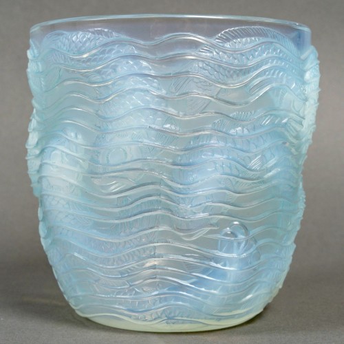 1932 René Lalique - Vase Dauphins Dolphins - Glass & Crystal Style Art Déco
