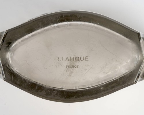 20th century - 1937 René Lalique - Art Deco Jaffa Vase