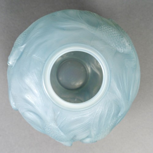 1924 René Lalique - Vase Formose Fishes - 
