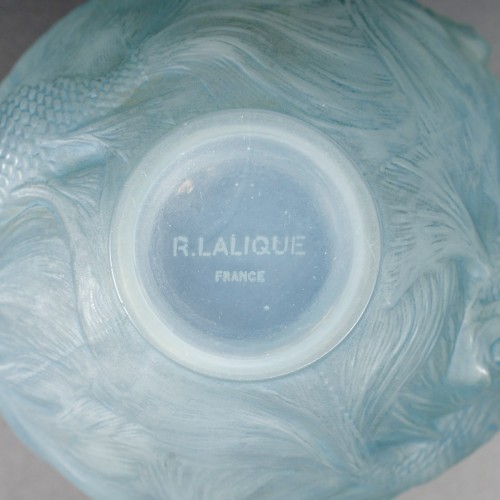 20th century - 1924 René Lalique - Vase Formose Fishes