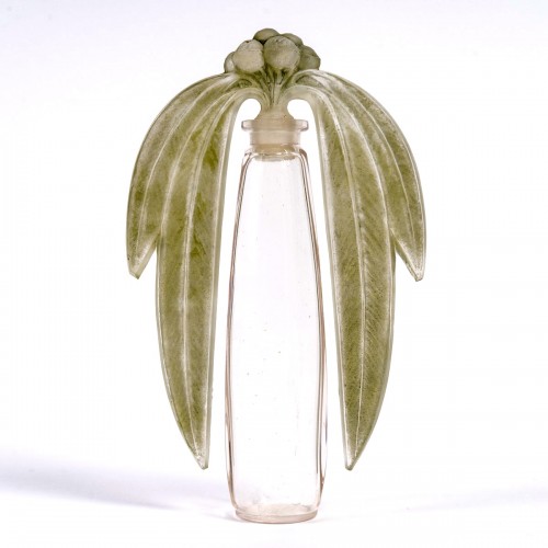 1919 René Lalique - Perfume Bottle Eucalyptus - Glass & Crystal Style Art Déco