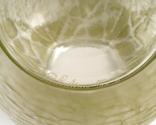 1927 René Lalique - Vase Alicante - Art Déco