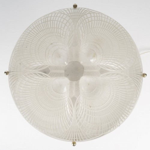 1924 René Lalique - Art Deco Lamp Coquilles Shell - 