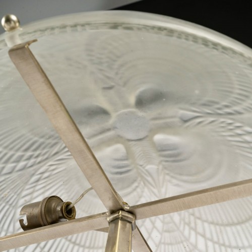 1924 René Lalique - Art Deco Lamp Coquilles Shell - Art Déco