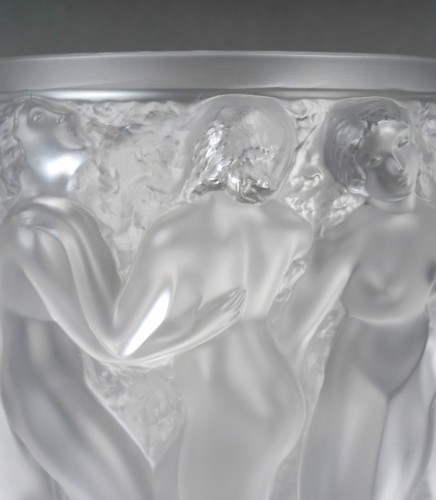 Lalique France - Vase Bacchantes - Art Déco