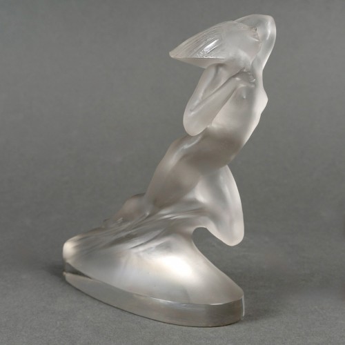 1929 René Lalique - Statuette Côte d'Azur Pullman Express - Verrerie, Cristallerie Style Art Déco