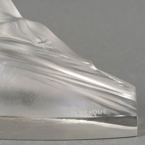Antiquités - 1929 René Lalique - Statuette Côte d'Azur Pullman Express