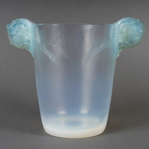 1926 René Lalique - Vase Chamarande - Glass & Crystal Style Art Déco